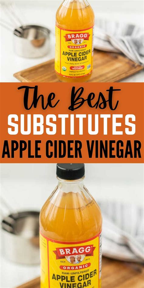 substitution for apple cider vinegar